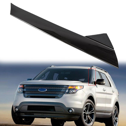 For 20112019 Ford Explorer Windshield Outer Trim Molding  Driver Side Left Pillar Cover Replacement 9