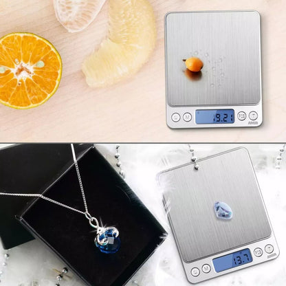 Precision Digital Scale 2000g X 01g  Jewelry Gold Silver Coin Gram  Herb Grain Pocket Scale 2