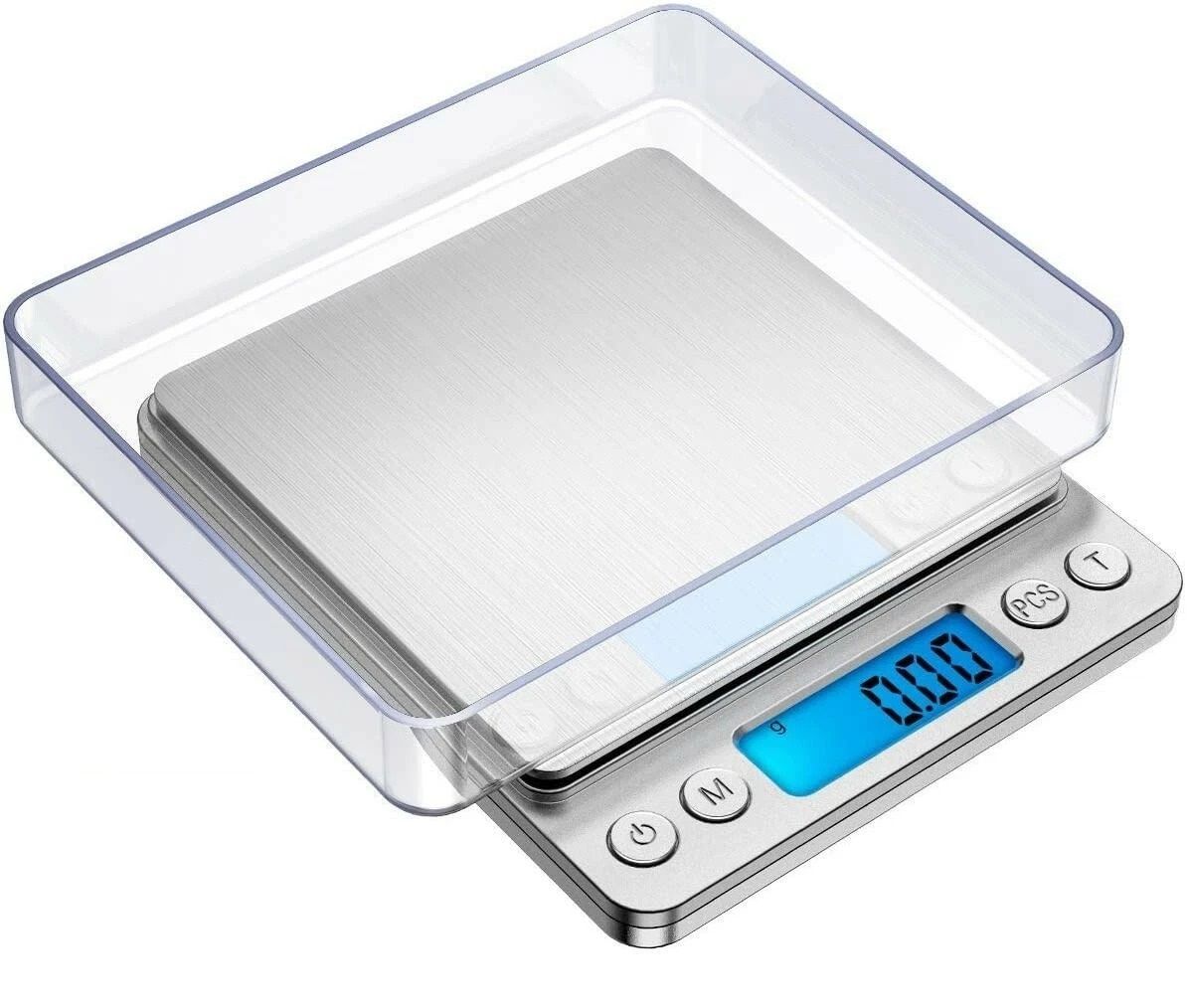 Precision Digital Scale 2000g X 01g  Jewelry Gold Silver Coin Gram  Herb Grain Pocket Scale 8