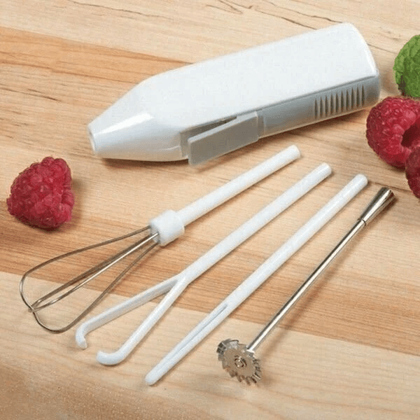 Norpro Deluxe Cordless Mini Mixer, Mix, Whip, Stir, Blend, Beat & Drink Frother