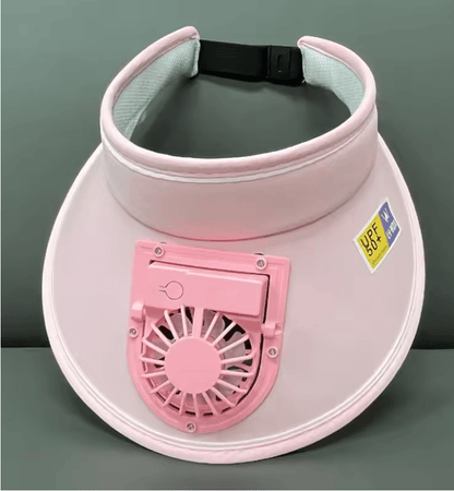 Cooling Fan Hat USB Rechargeable Sun Visor Cap For Outdoor Sports And Fishing 3