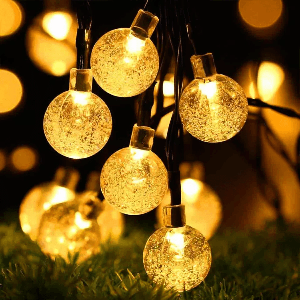 Waterproof Solar Powered LED String Lights For Garden Path Yard Decor Outdoor Landscape  Patio Ligh 3