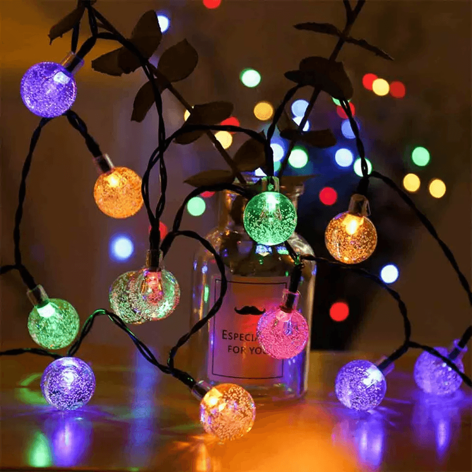 Waterproof Solar Powered LED String Lights For Garden Path Yard Decor Outdoor Landscape  Patio Ligh 8