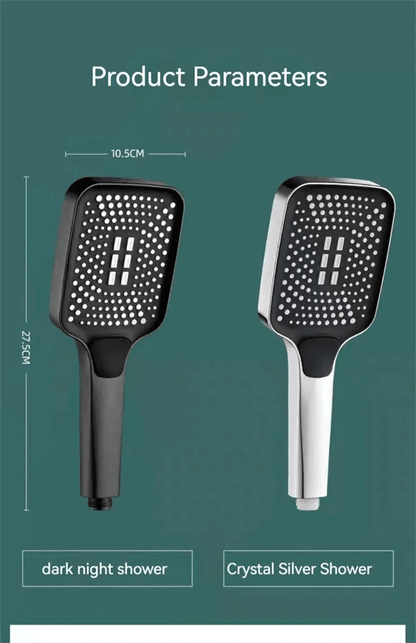 High Pressure Adjustable Shower Head 3 Mode Water Saving Rainfall Shower For Bathroom 4