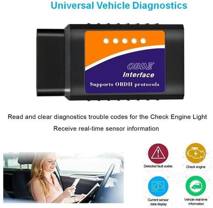 Bluetooth OBD2 Scanner ELM327 Car Diagnostic Tool For Android  Auto Fault Code Reader  Engine Check 3