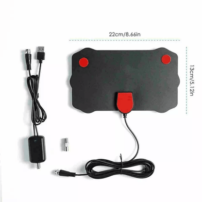 Digital TV Antenna Indoor HDTV Amplified Signal Booster 4K Long Range Indoor TV Aerial For Smart TV 9
