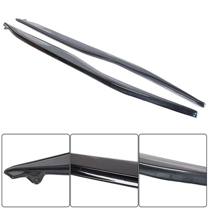 Gloss Black Z06 Style Side Skirt Extensions Splitter For 20142019 Corvette C7  Aggressive Styling U 9