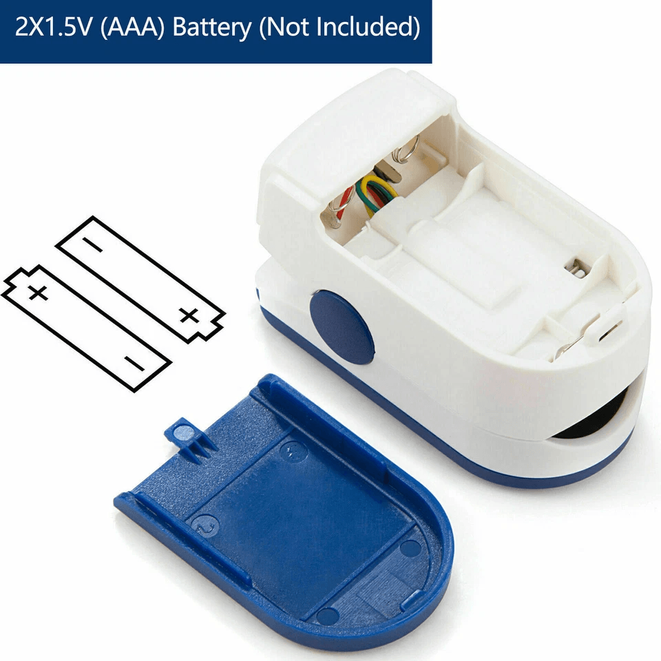 Finger Tip Pulse Oximeter Meter Oxygen Saturation Rate  Heart Blood Monitor Portable SpO2 Fingertip 4