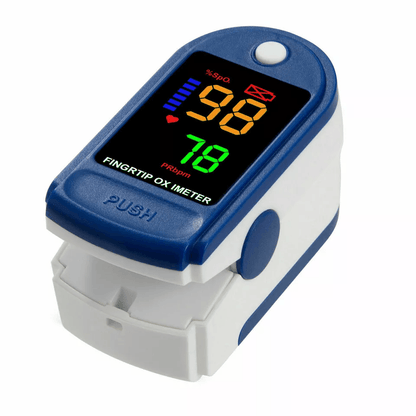Finger Tip Pulse Oximeter Meter Oxygen Saturation Rate  Heart Blood Monitor Portable SpO2 Fingertip 5