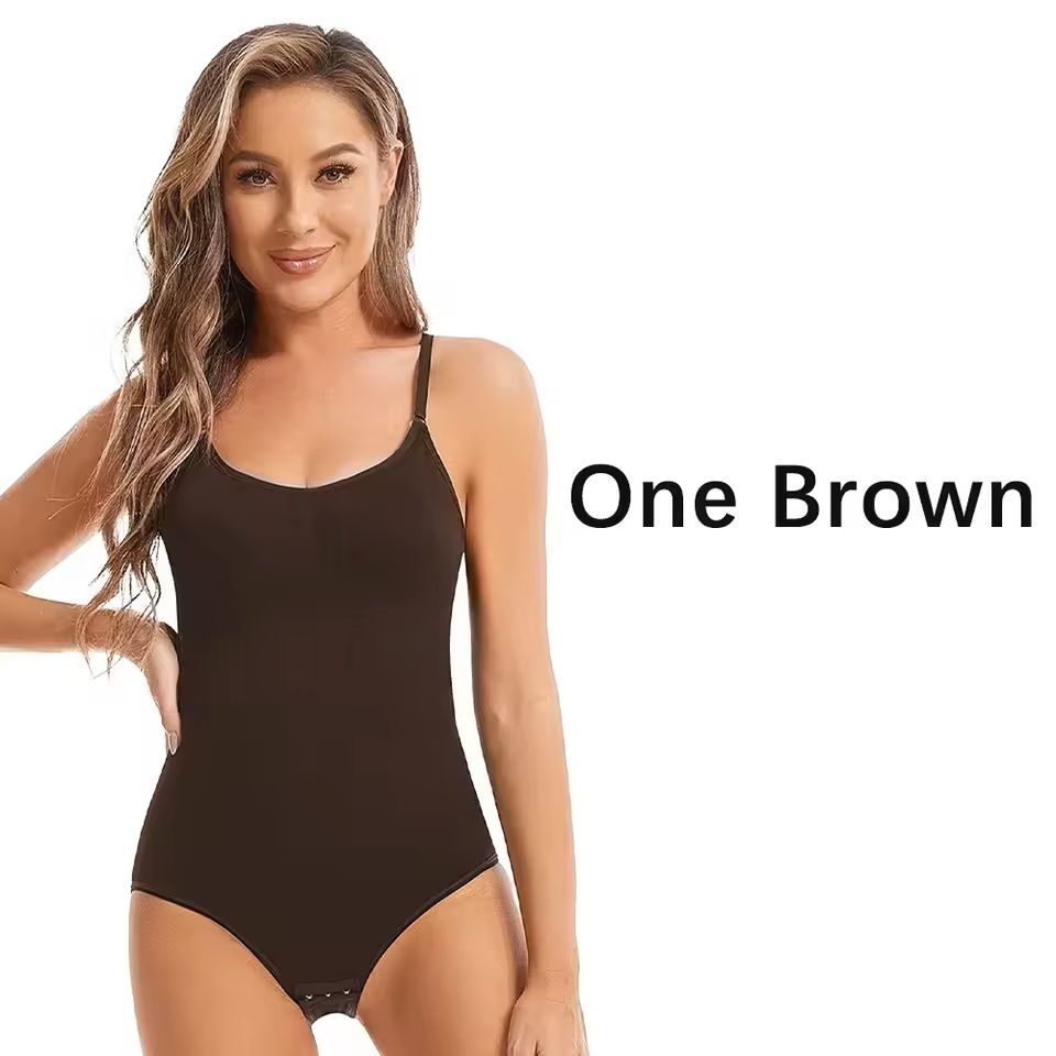 Seamless Full Body Shaper  Slimming Bodysuit With Open Crotch And Butt Lifter 7