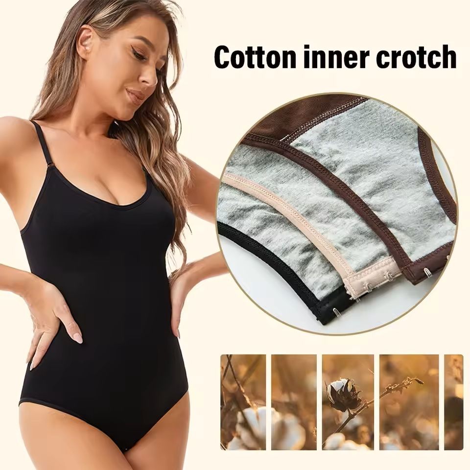 Seamless Full Body Shaper  Slimming Bodysuit With Open Crotch And Butt Lifter 5