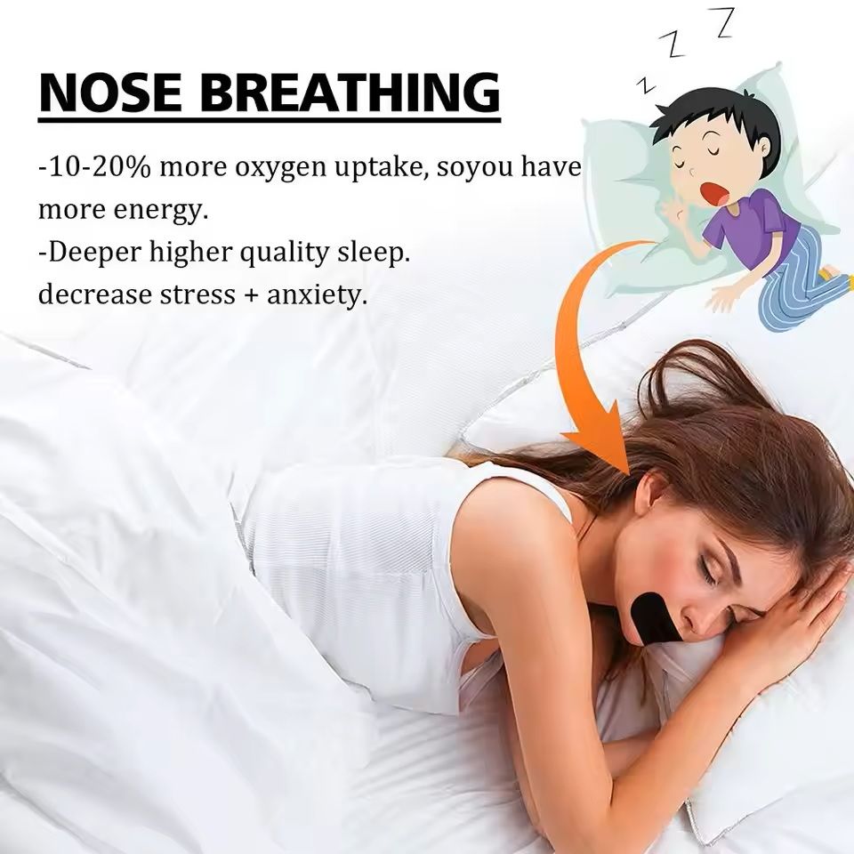 Stop Snoring Mouth Tape  30 Piece Sleep Patch For Nose Breathing Support 5