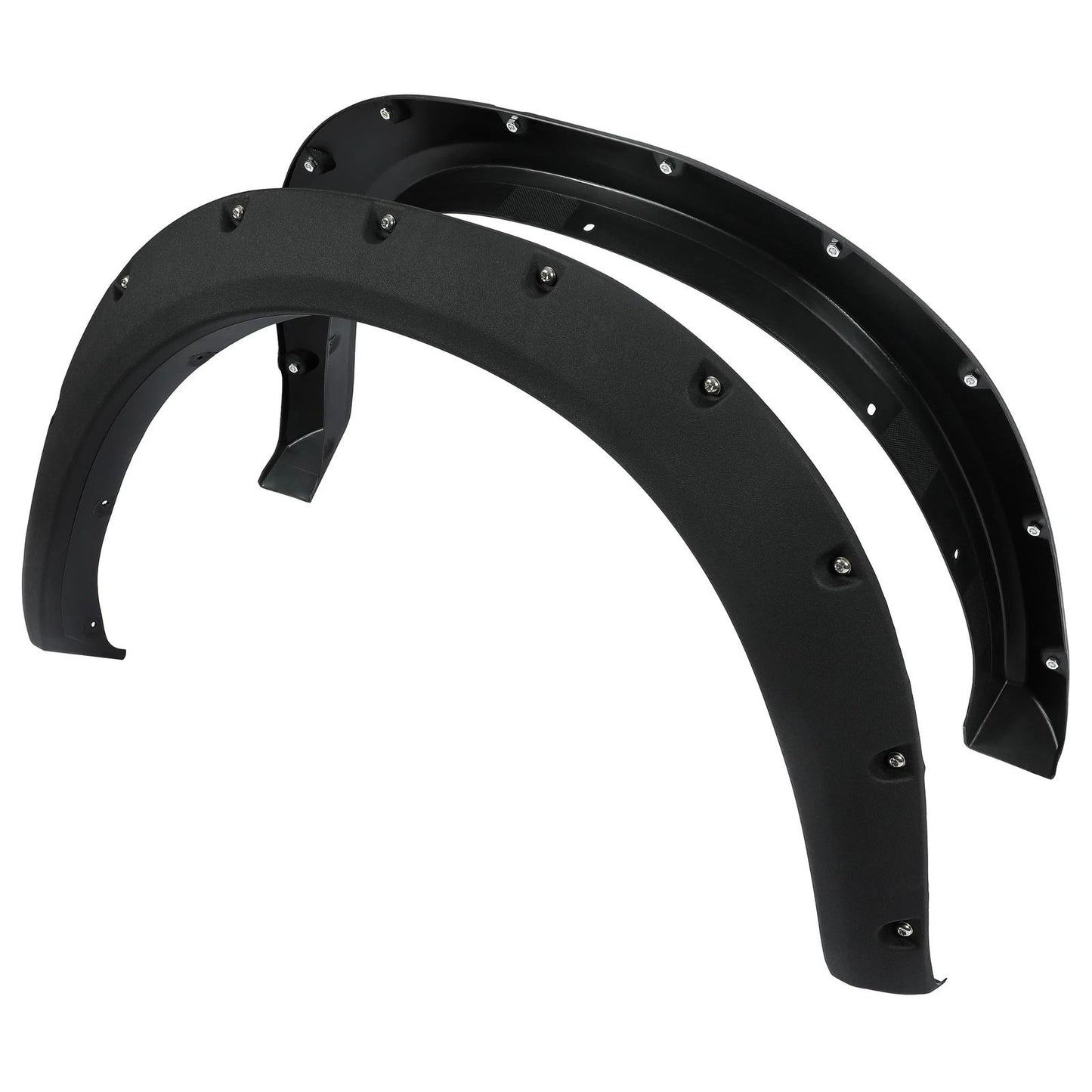 20092023 Dodge Ram 1500 Black Pocket Riveted Wheel Fender Flares  BoltOn Style  No Cutting Needed 6