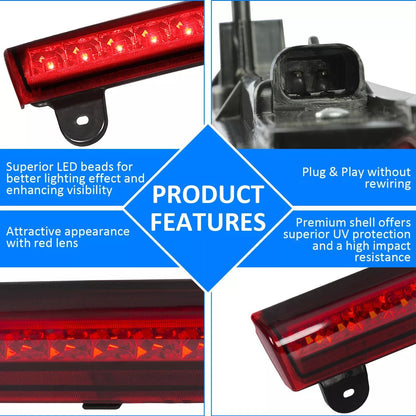 LED 3rd Third High Mount Brake Light For 20002006 Chevy Tahoe Suburban  Bright LED Cargo Light 8