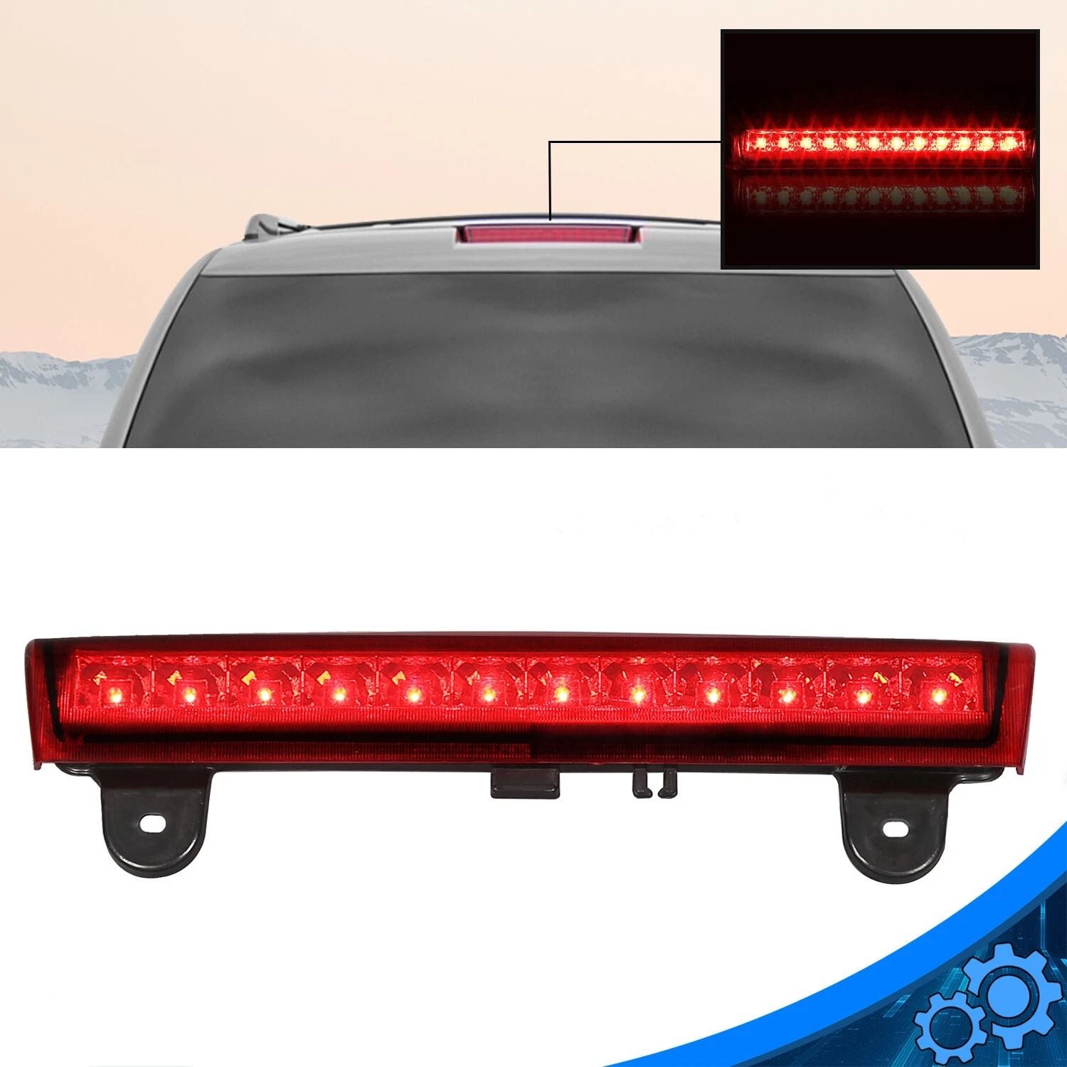 LED 3rd Third High Mount Brake Light For 20002006 Chevy Tahoe Suburban  Bright LED Cargo Light 15