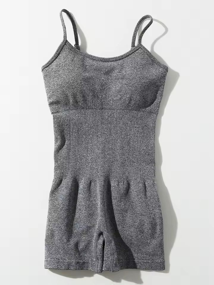 Seamless OnePiece Fitness Bodysuit  Peach Lift QuickDry Yoga Wear 8