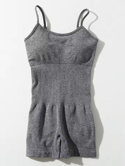Seamless OnePiece Fitness Bodysuit  Peach Lift QuickDry Yoga Wear 8