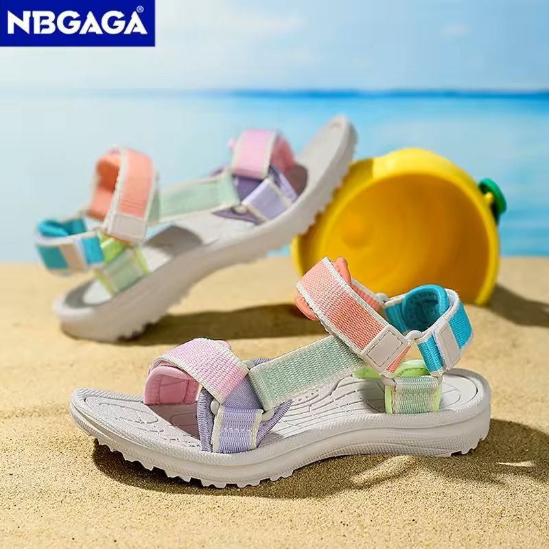Kids Breathable Sport Sandals – Summer Outdoor Non-Slip Beach Shoes for Girls
