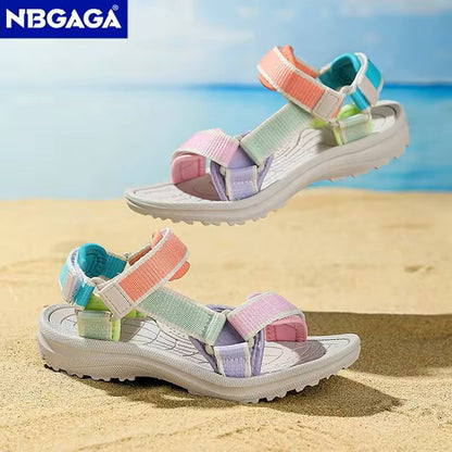 Kids Breathable Sport Sandals  Summer Outdoor NonSlip Beach Shoes For Girls 1