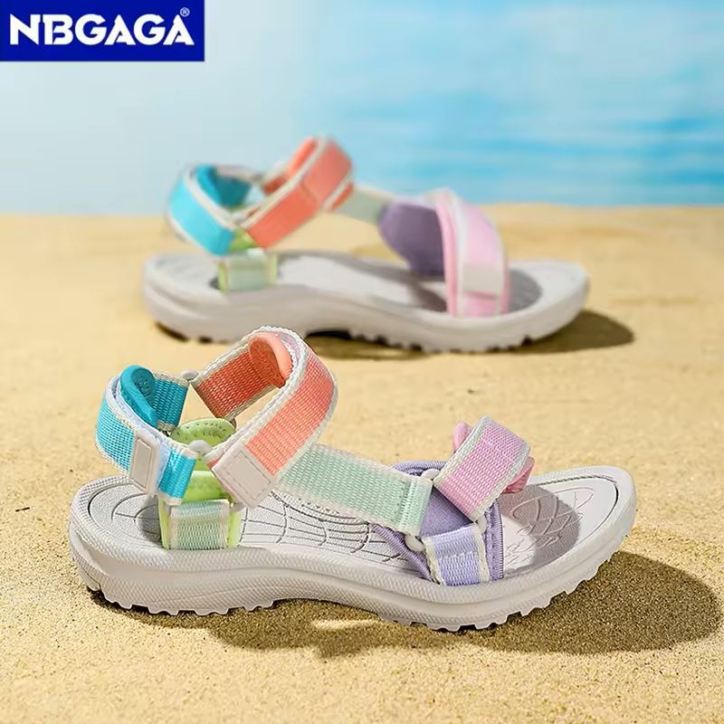 Kids Breathable Sport Sandals  Summer Outdoor NonSlip Beach Shoes For Girls 4