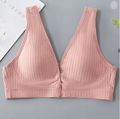 Pure Cotton Nursing Bra Soft Maternity Bralette For Breastfeeding And Pregnancy Support 3