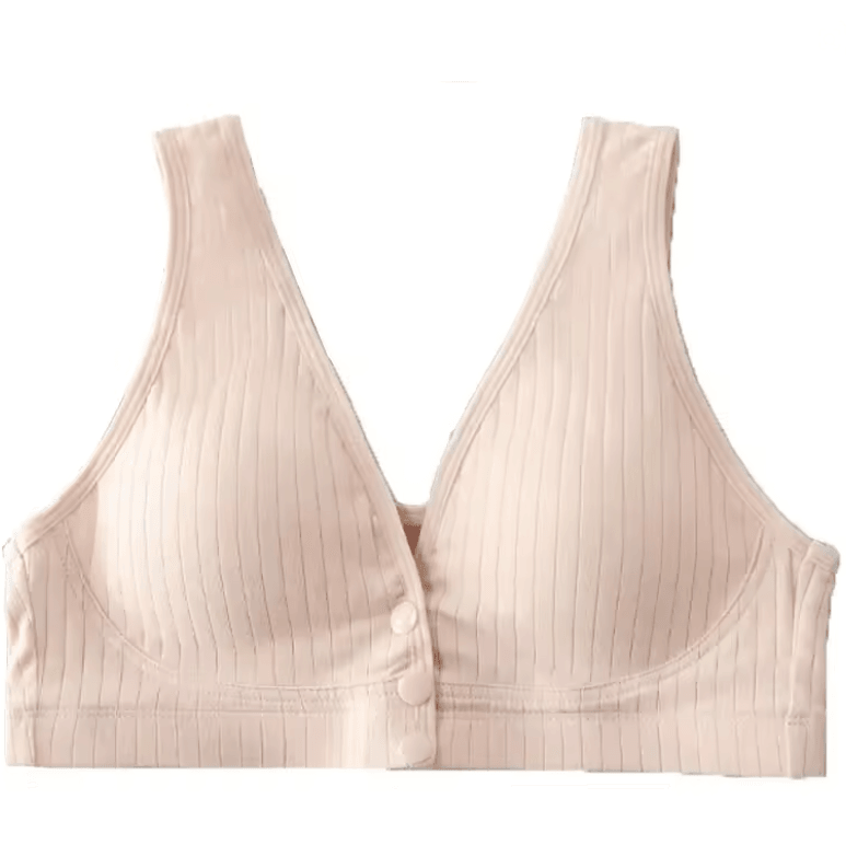 Pure Cotton Nursing Bra Soft Maternity Bralette for Breastfeeding and Pregnancy Support