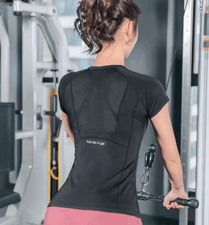 Womens Plus Size Sports T Shirt Breathable Yoga Top For Fitness And Running 2