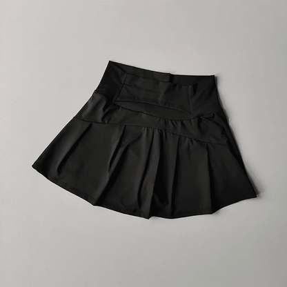 High Waist Sports Skirt with Lined Shorts Quick Dry Tennis and Golf Skort for Women