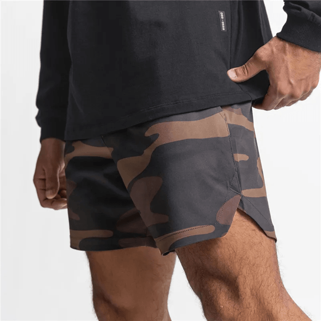 Mens Quick Dry Running Shorts Lightweight Gym Fitness Jogger Shorts For Summer 4