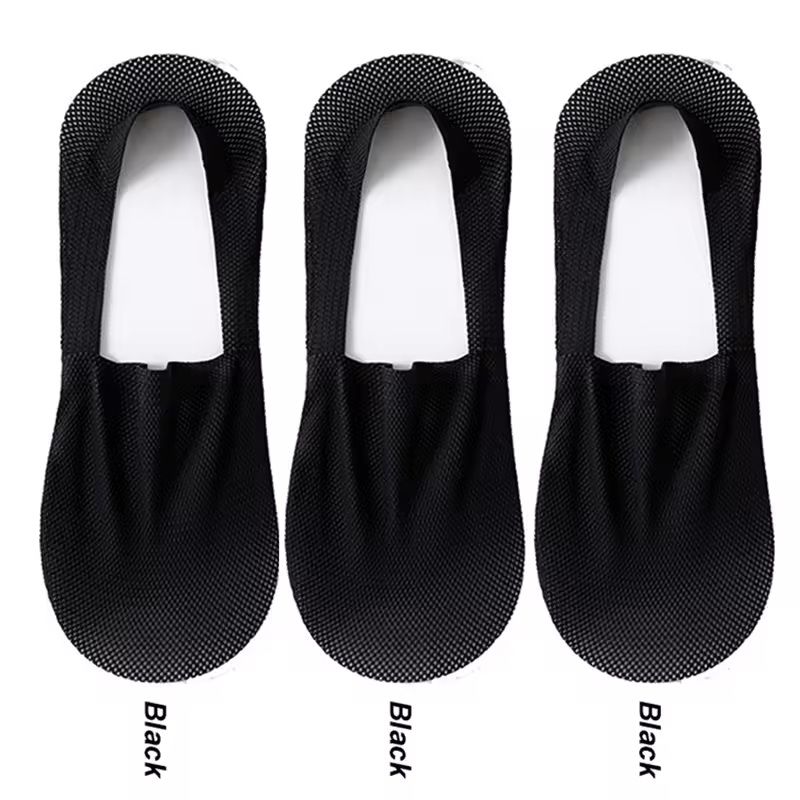 Mens Invisible Summer Socks 3Pair Pack  Breathable No Show Mesh Boat Socks 11