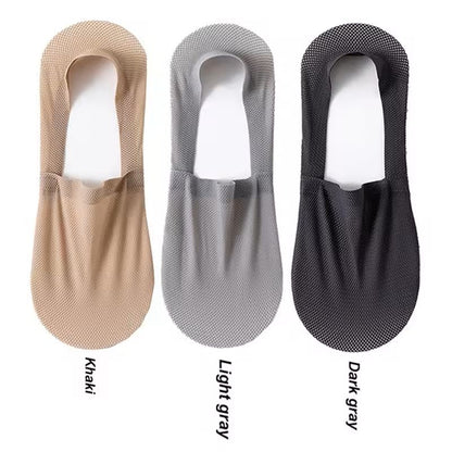 Mens Invisible Summer Socks 3Pair Pack  Breathable No Show Mesh Boat Socks 13
