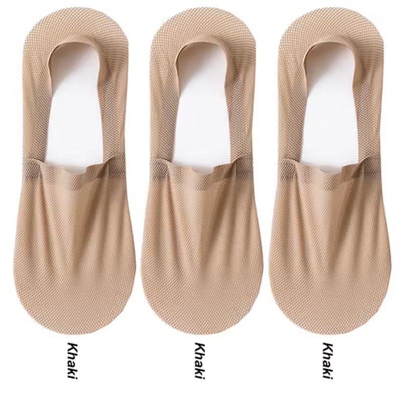 Mens Invisible Summer Socks 3Pair Pack  Breathable No Show Mesh Boat Socks 14