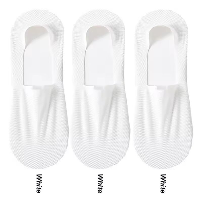 Mens Invisible Summer Socks 3Pair Pack  Breathable No Show Mesh Boat Socks 5