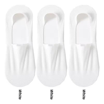 Mens Invisible Summer Socks 3Pair Pack  Breathable No Show Mesh Boat Socks 5