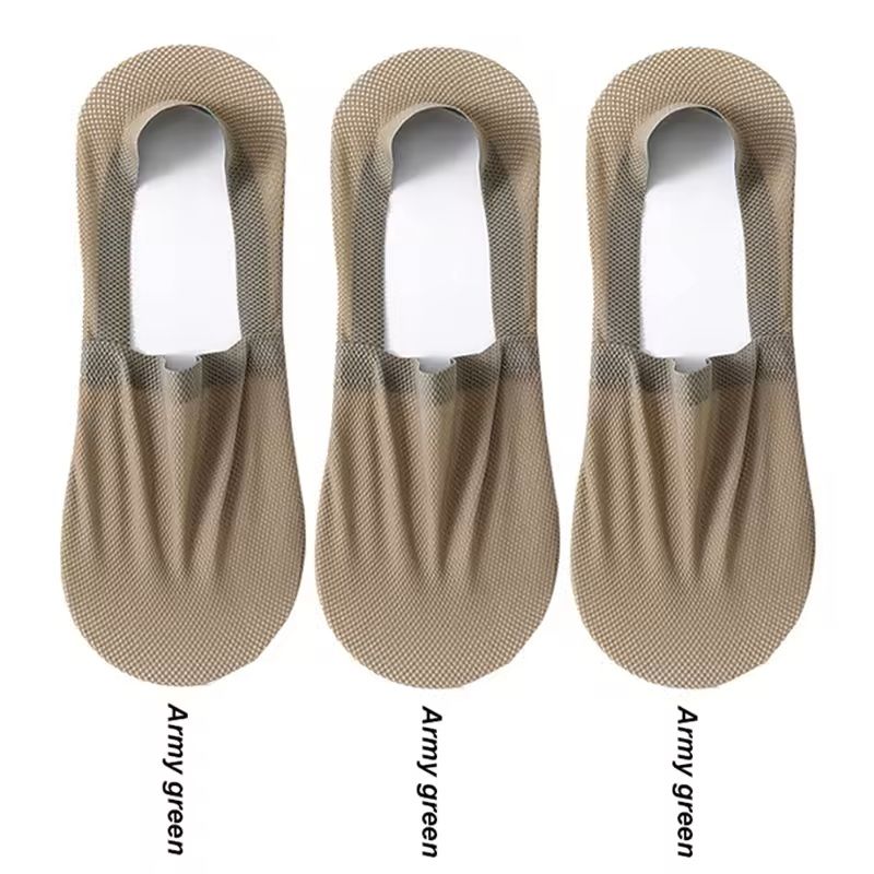 Mens Invisible Summer Socks 3Pair Pack  Breathable No Show Mesh Boat Socks 7