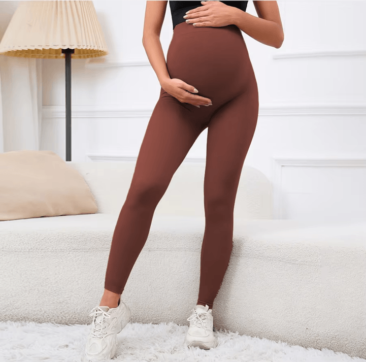 Maternity Yoga Pants High Waist Pregnancy Leggings For Women With Full Belly Support 2