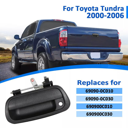 For Toyota Tundra Pickup 2000-2006 Black Tailgate Handle with Liftgate Latch & Keyhole – Direct OEM Replacement