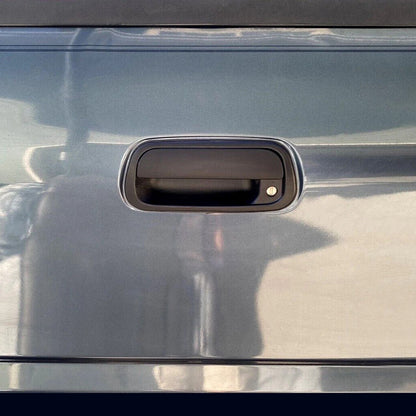 For Toyota Tundra Pickup 20002006 Black Tailgate Handle With Liftgate Latch  Keyhole  Direct OEM Re 9