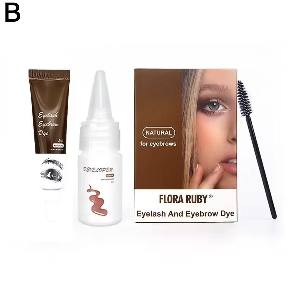 15 Minute Eyelash And Eyebrow Tint Kit  Fast Henna Gel Dye For Brows And Lashes 7