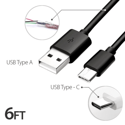 USB C Type C SyncCharge Cable With Fast Wall Charger High Speed Power  Data 3