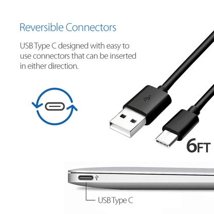 USB C Type C SyncCharge Cable With Fast Wall Charger High Speed Power  Data 4