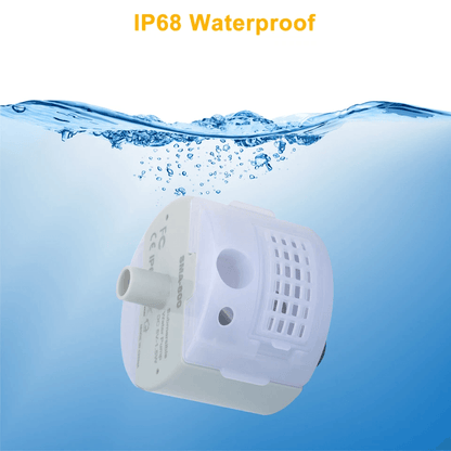 Cat Water Dispenser Pump With USB Rechargeable Motor LED Light Pet Drinking Fountain For Cats And S 2