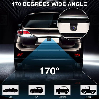 Backup Camera For Cars 170 Wide Angle 8 LED Night Vision Waterproof HD CMOS Reverse Camera 3