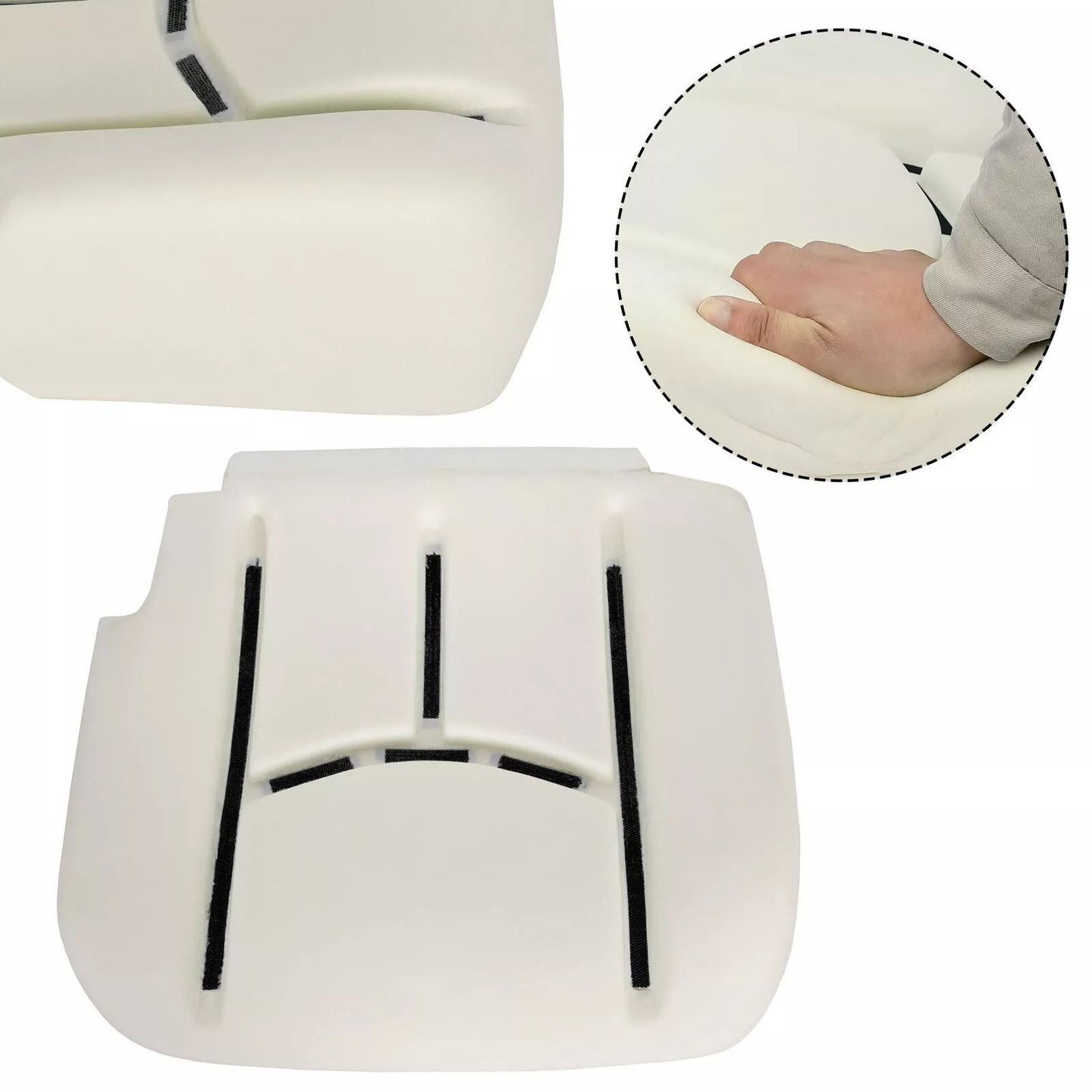 Chevy Silverado Driver Bottom Seat Foam Cushion  Replacement Left Side Heated  NonHeated Seats 3