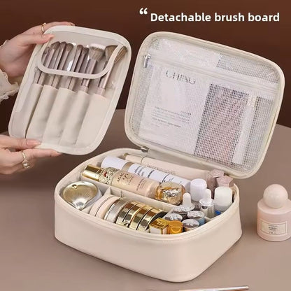 Large Capacity Travel Makeup Bag For Women Portable Toiletry Organizer Pouch 2