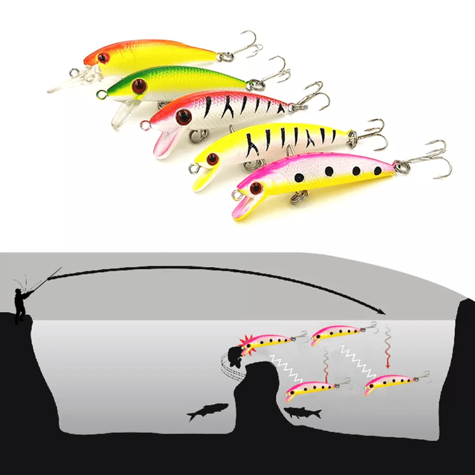 Fishing Lures Set Kinds Of Fish Crankbaits Minnow Baits Hooks  Tackle For Freshwater  Saltwater Ang 4