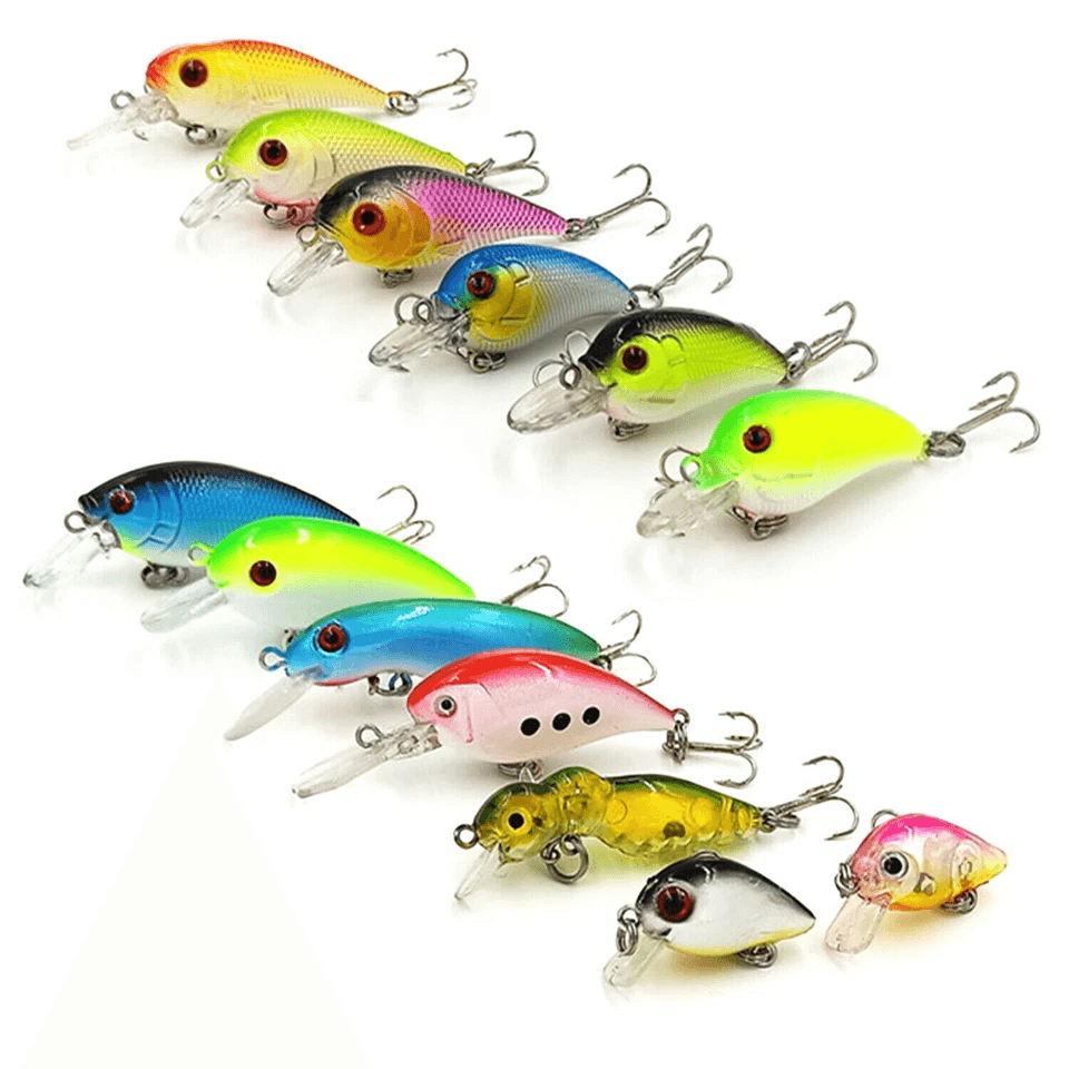 Fishing Lures Set Kinds Of Fish Crankbaits Minnow Baits Hooks  Tackle For Freshwater  Saltwater Ang 8