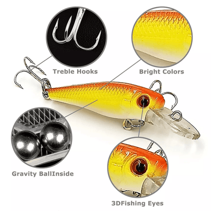 Fishing Lures Set Kinds Of Fish Crankbaits Minnow Baits Hooks  Tackle For Freshwater  Saltwater Ang 2