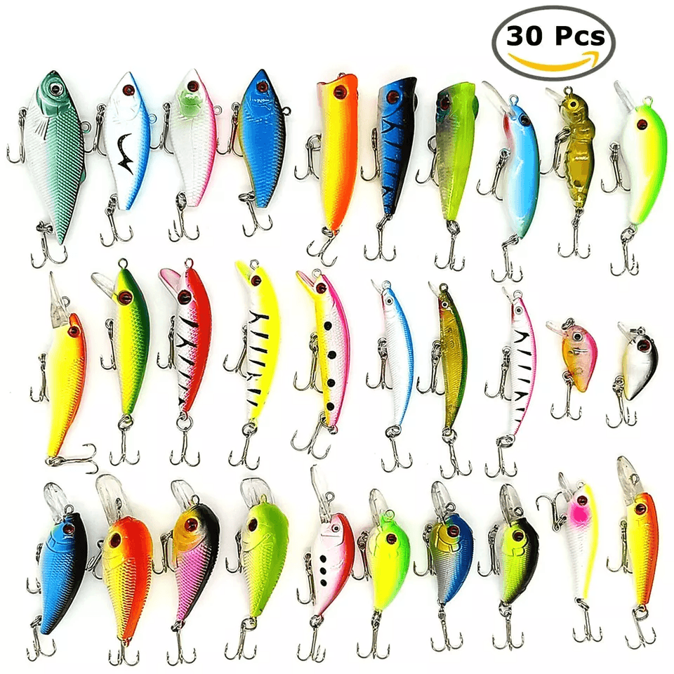 Fishing Lures Set Kinds Of Fish Crankbaits Minnow Baits Hooks  Tackle For Freshwater  Saltwater Ang 1