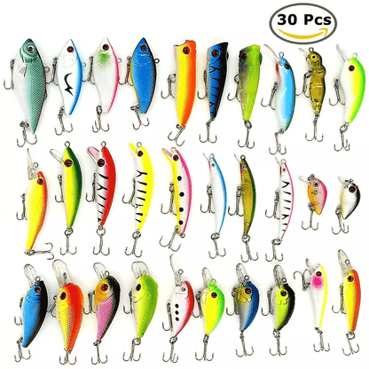 Fishing Lures Set Kinds Of Fish Crankbaits Minnow Baits Hooks  Tackle For Freshwater  Saltwater Ang 1
